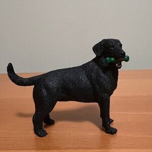 Safari Ltd black Labrador dog